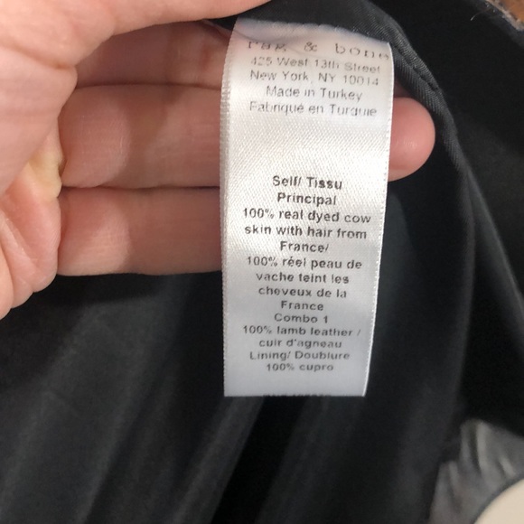 Rag & Bone Sigrid leopard calf hair jacket - Picture 5 of 8